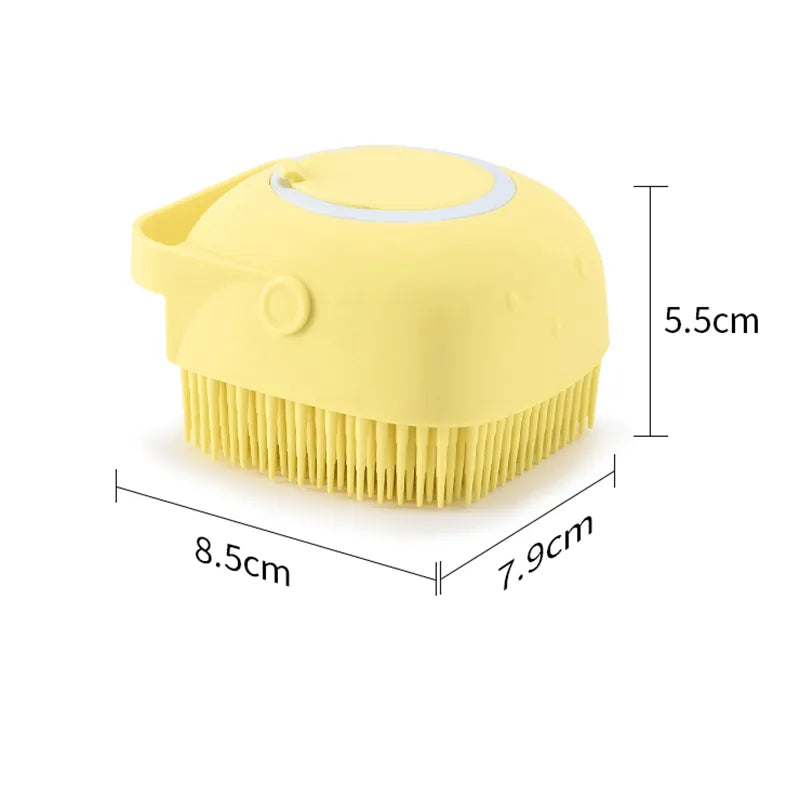 Pet Bath Massage and Shampoo Brush