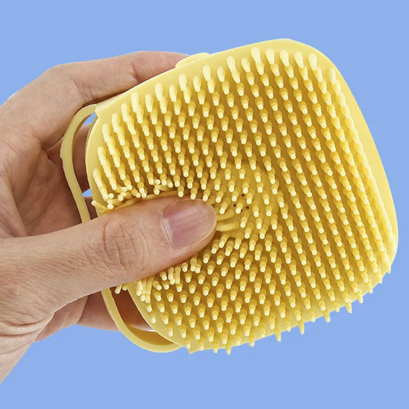 Pet Bath Massage and Shampoo Brush